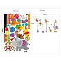 Animal Circus Wall Sticker